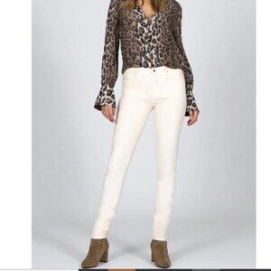 Black Orchid Denim Gisele High Rise Skinny in Snow White - Size 26
